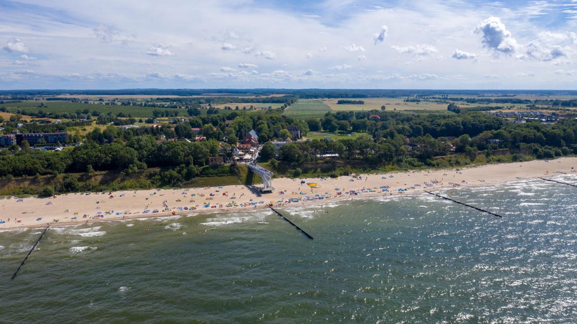 Aparthouse Cliff By Orka 150 M Beach And Sea Trzęsacz Extérieur photo